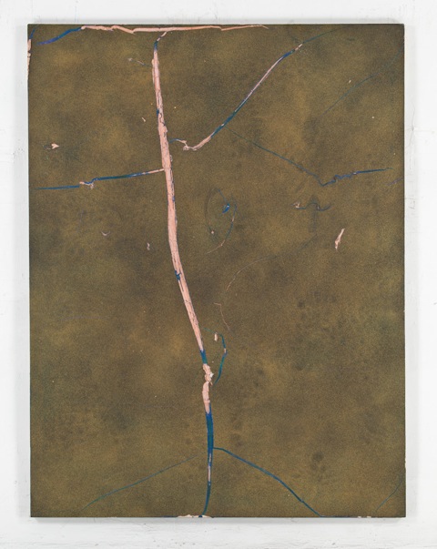 January 18, 2011 - January 31, 2011, Oil, enamel, and latex on canvas, 59" x 45", 2011