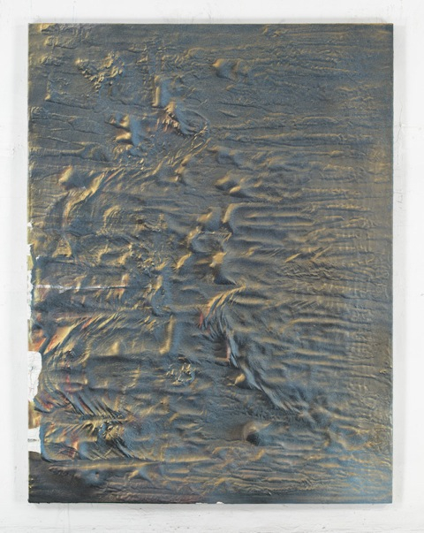 February 1, 2011, Oil, enamel, and latex on canvas, 59" x 45", 2011