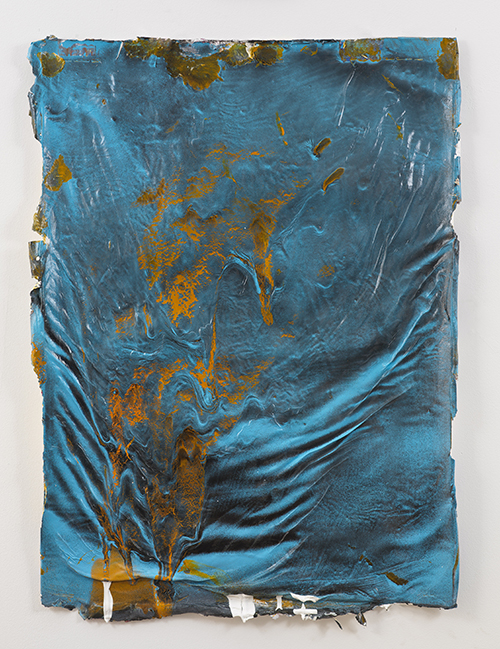 Untitled, 2012, Oil, enamel, latex and acrylic on paper, 22.04 x 29.92 inches (unframed),  84" x 72" 2012